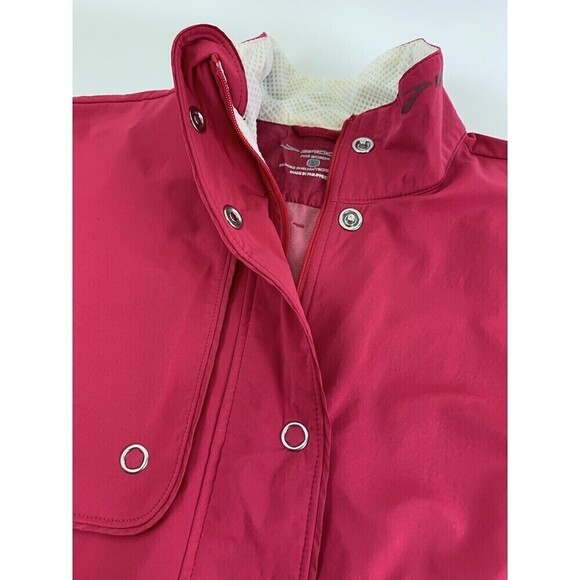 BOGO Brooks Silver Bullet Jacket Pink Zip Snap Shelter Tech Lightweight 220619 L - Picture 12 of 15